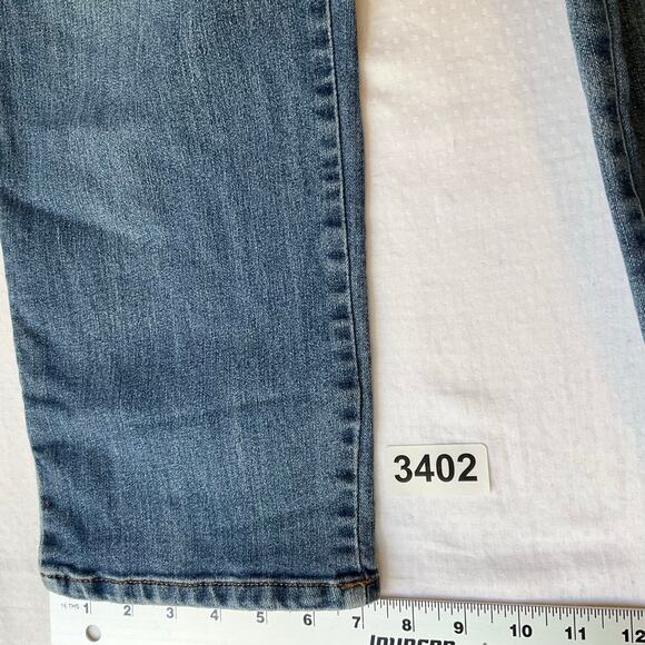 Gloria Vanderbilt Women Amanda Jeans size 14 Short Blue Straight Leg Mid Rise - Picture 5 of 12